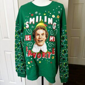 ELF sparkly light-up Christmas Sweater! Unisex - Size XXL